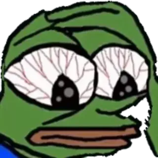 📎 Pepe the Frog Pepe, Pepe la Rana, Meme, Meme de Internet, Rana, Cultura de Internet whatsapp sticker