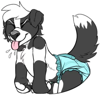 Cova Pup telegram stickers