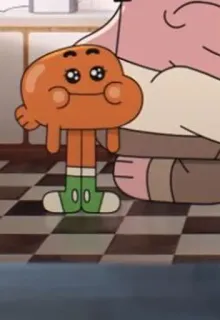 😃 Darwin Watterson The Amazing World of Gumball Kartun, Ikan, Permen karet, Animasi, Karakter whatsapp sticker