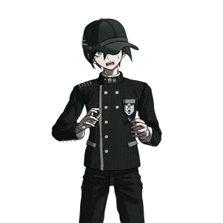 😓 Shuichi Saihara Danganronpa V3: Killing Harmony Аниме, Danganronpa, Шуичи Саихара, Персонаж, Детектив, Шляпа telegram sticker