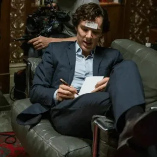 ⏳ Sherlock Holmes Sherlock 셜록 홈즈, 셜록, 베네딕트 컴버배치, 탐정, 캐릭터, TV 프로그램 telegram sticker