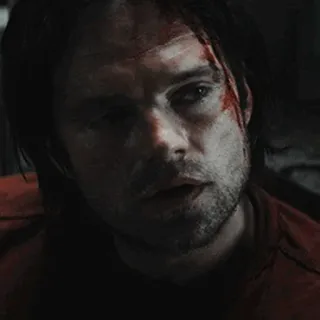 😐 Bucky Barnes кровь, травма, марвел, зимний солдат, себастиан стэн telegram sticker