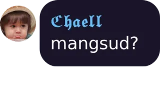 🤔 ChaeIl mangsud? baby, kind, schattig, Koreaans telegram sticker