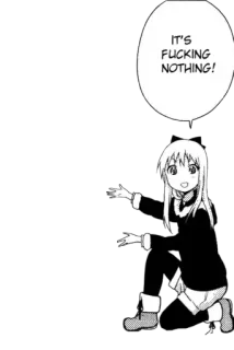 💛 IT'S FUCKING NOTHING! Anime, Mangá, Garota, Desenho animado, Ofensivo telegram sticker