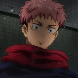 💥 Yuji Itadori Jujutsu Kaisen Anime, Manga, Yuji Itadori, Jujutsu Kaisen, Personaggio, Stregone, Shonen telegram sticker
