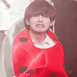 🗼 llorando, triste, retrato, persona, hombre, kpop telegram sticker