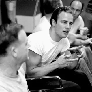 💸 Marlon Brando Марлон Брандо, Актер, Винтаж, Черно-белое, Классика, Мужчина, Знаменитость telegram sticker