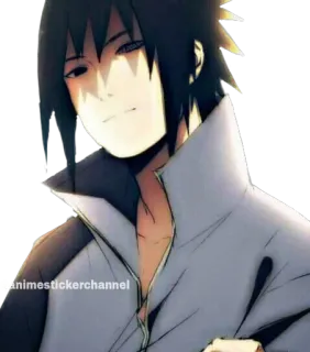 🙂 Sasuke Uchiha Naruto animestickerchannel anime, manga, Naruto, Sasuke, Sasuke Uchiha, sticker telegram sticker