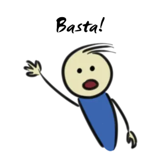 😦 Help! dessin animé, aide, détresse, bonhomme allumette telegram sticker