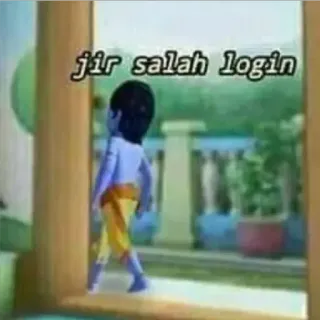 🏴 jir salah login telegram sticker
