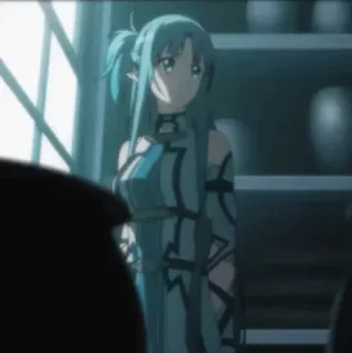 💞 Asuna Sword Art Online anime, character, girl, sword art online, asuna whatsapp sticker