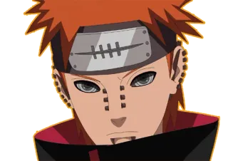 😒 Pain Naruto Anime, Naruto, Pain, Akatsuki, Ninja, Personaje telegram sticker