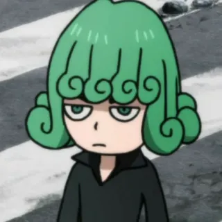 📎 Tatsumaki One-Punch Man Anime, One Punch Man, Tatsumaki, Sticker, Dibujos animados, Superpoder telegram sticker