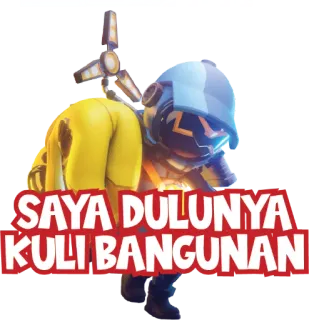 💪 SAYA DULUNYA KULI BANGUNAN telegram sticker