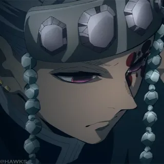 💎 Tengen Uzui Demon Slayer Anime, Manga, Demon, Zabójca demonów, Tengen, Uzui, Filara Dźwięku, Filara telegram sticker
