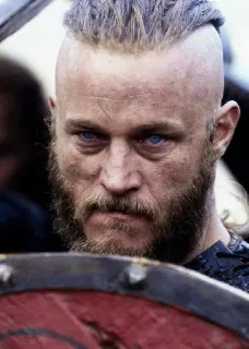 🩸 Ragnar Lothbrok Vikings ヴァイキング, ラグナル・ロズブローク, 歴史ドラマ, 戦士, テレビ番組, 歴史, 盾, 戦い telegram sticker