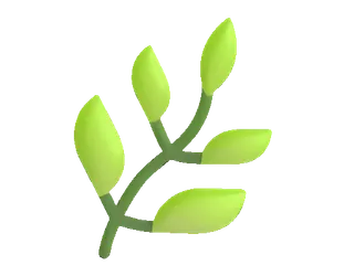🌿 pianta, foglia, natura, ramo telegram sticker
