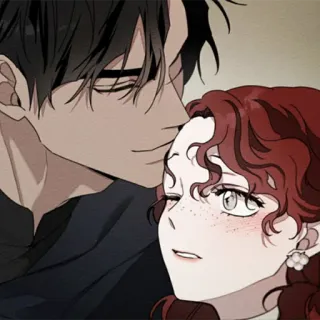 ♠️ uomo, donna, amore, cartone animato, coppia, romanticismo telegram sticker