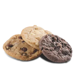 🍩 cookies, chocolate chip cookie, dessert, sweet, food, baked goods whatsapp sticker