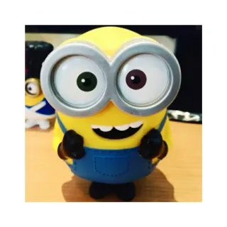 😊 Minion Despicable Me Minion, dessin animé, drôle, personnage, jouet, animation telegram sticker