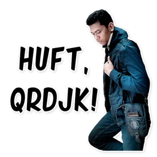 😔 HUFT, QRDJK! telegram sticker
