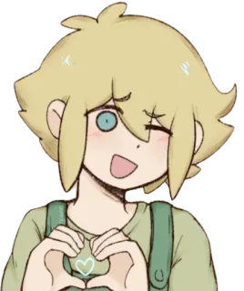 ❤ Basil Omori Anime, Postać, Słodkie, Serce telegram sticker