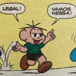 🤙 null LEGAL!
VAMOS NESSA! Kartun, Balon ucapan, Mauricio de Sousa, Monica dan teman-teman telegram sticker