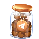 ❤️ barattolo, telegram, amore, cuori, sticker telegram sticker