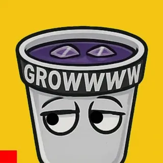 🫵 GROWWWW Lean, Ma túy, Purple Drank, Phim hoạt hình, Nhân vật, Tiếng lóng telegram sticker
