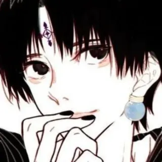 😁 Chrollo Lucilfer Hunter x Hunter anime, manga, chrollo lucilfer, hunter x hunter, fanart, character, art whatsapp sticker