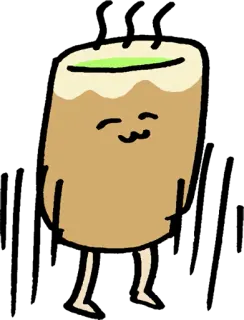 🤗 Chikuwa, Kawaii, Comida, Fofo, Personagem, Comida Japonesa whatsapp sticker