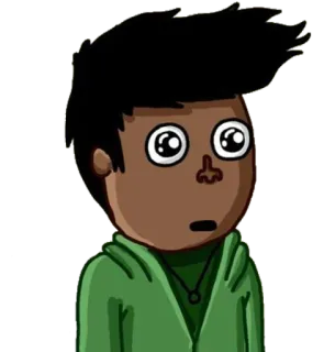 😍 Dibujo animado, Personaje, Arte digital, Ilustración whatsapp sticker