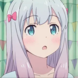 😯 アニメ, 女の子, 漫画, 可愛い telegram sticker