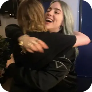 🫂 Billie Eilish telegram sticker