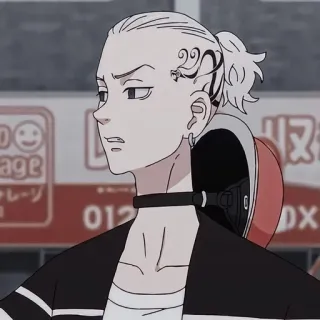 🙁 Draken Tokyo Revengers 애니메이션, 캐릭터, 드라켄, 타투, 도쿄 리벤저스 telegram sticker