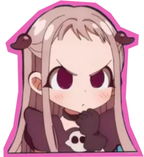 😍 Yashiro Nene Toilet-bound Hanako-kun anime, chibi, Yashiro Nene, Toilet-bound Hanako-kun, character whatsapp sticker