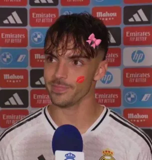 💋 Brahim Diaz Real Madrid telegram sticker