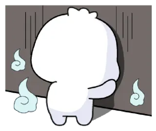 😓 Geist, Cartoon, Niedlich, Verängstigt, Anime telegram sticker