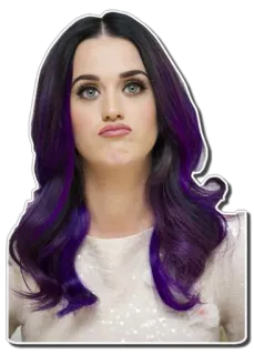 😒 Katy Perry ケイティ・ペリー, 歌手, セレブ, ポートレート, 女性, ポップスター telegram sticker