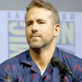 🔮 Ryan Reynolds aktor, selebriti, Ryan Reynolds, potret telegram sticker
