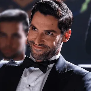 😈 Lucifer Morningstar Lucifer Lucifer, Lucifer Morningstar, Tom Ellis, Quỷ dữ, Chương trình TV, Fox, Netflix telegram sticker