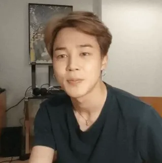 ⛵️ Jimin K-pop, Ídolo, Asiático, Cantante, Jimin, BTS whatsapp sticker