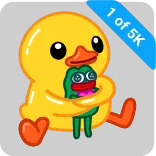 🎁 Pepe the Frog 1 of 5K telegram sticker