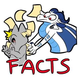 📒 FACTS 事实, 卡通, 贴纸, 人物 telegram sticker