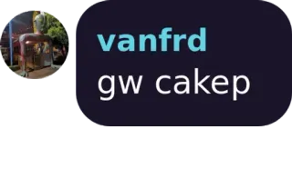 💜 vanfrd
gw cakep telegram sticker