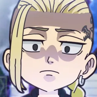 🎐 Ken Ryuguji Tokyo Revengers Anime, Tokyo Revengers, Ken Ryuguji, Draken, Personagem whatsapp sticker
