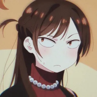 🎭 Anime, Cô gái, Chân dung, Phim hoạt hình, Hài hước, Biểu cảm khuôn mặt whatsapp sticker