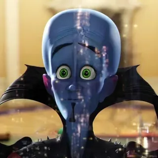🌟 Megamind Megamind, personnage, animé, film telegram sticker