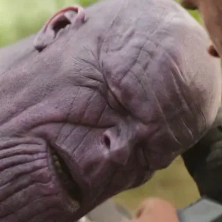 💜 Thanos marvel, villain, purple, comics, superhero telegram sticker