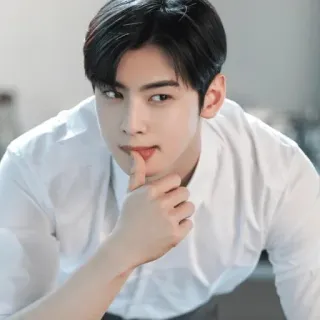 🤔 pria, orang, kemeja putih, potret, orang korea telegram sticker